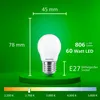 Philips Žárovka s tradičním vzhledem, mléčná lustrová, 60 Náhled obrázku produktu 8