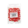A clear, well-lit product shot of a bag of red and silver wire ferrules against a white background. Produktbild-Vorschau