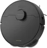 A top-down view of a black robot vacuum cleaner on a white background. Anteprima dell’immagine prodotto