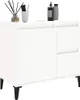 vidaXL Badschrank Weiß 65x33x60 cm Holzwerkstoff Produktbild-Vorschau 5