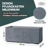XL Pflanzkasten „Millennium“ 59x25x23 cm - 23L Volumen - Produktbild-Vorschau 2