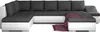 Wohnlandschaft mit Bettfunktion Polstergarnitur Ecksofa mit Produktbild-Vorschau 1