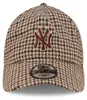 New Era MLB 9TWENTY Check Cap New York Yankees beige Produktbild-Vorschau 4