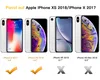 A collage of iPhones with compatibility information and checkmarks/crosses. Produktbild-Vorschau