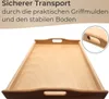 TOPANBIETER 999 Serviertablett Buche groß - 60 x 39 x 4 cm, Produktbild-Vorschau 4