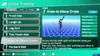 A screenshot from a fitness game showing an exercise. Produktbild-Vorschau
