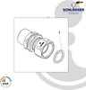 JS WZ-ANSCHLUSSVERSCHR. AUSGANG   QN 2,5 x 1",MESSING Anteprima dell’immagine prodotto 8