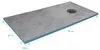 Duschtasse MARWELL Duschelement 90 x 160 x 4 cm direkt Produktbild-Vorschau 4