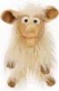A puppet of a sheep against a white background. Produktbild-Vorschau