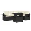 The Living Store 6-tlg. Garten-Sofagarnitur mit Kissen Produktbild-Vorschau 3