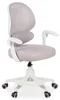 Schreibtischstuhl ISLA mit Fußstütze, Grau – ergonomischer Produktbild-Vorschau 3