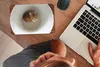 MuchoWow® Mauspad Mousepad Katze - Mülleimer - Weiß 27x18 Produktbild-Vorschau 3