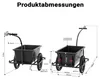 Wiltec přívěs na jízdní kolo 158x69x51 cm do 80 kg, přívěs Náhled obrázku produktu 12