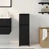 vidaXL Kúpeľňová skrinka s dvierkami čierny dub 30 x 30 x Náhľad obrázku produktu 4
