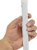 A hand is shown adjusting a white metal pole with several holes. Anteprima dell’immagine prodotto
