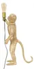 Mauro Ferretti lampe de table singe E27 Ø 26x34x55 cm or Voir les images du produit 10
