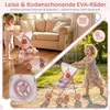 Puppenbuggy klappbar – leichter Puppenwagen mit EVA-Rädern Produktbild-Vorschau 4