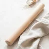 Massiver Buchenholz Nudelholz – 40 cm, Ø 4 cm – für Pizza Produktbild-Vorschau 3