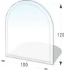 Glasbodenplatte, Bodenschutzplatte, Glasvorlegeplatte, 8mm, Produktbild-Vorschau 2