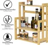 ONVAYA® Bambus Gewürzregal mit 3 Etagen | Küchenregal für Produktbild-Vorschau 4