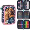 Goldkids - Federmäppchen 3 Fächer - Mäppchen für Mädchen Produktbild-Vorschau 2