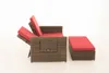 CLP Polyrattan Sofa Ancona 5mm braun-meliert Polsterfarbe Produktbild-Vorschau 4
