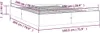 A diagram of a bed frame with dimensions indicated. Produktbild-Vorschau