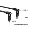 Rolling Square inCharge XL Cable 30cm - Schwarz Náhled obrázku produktu 7