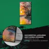 Leinwand Uhr Küche Wohnzimmer Bild 30x60 Wand Bild Wald Produktbild-Vorschau 5