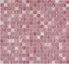 Mosaikfliese Transluzent rosa Glasmosaik Crystal Stein rosa Produktbild-Vorschau 1
