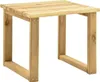 vidaXL Stolík na ležadlo 30x30x26 cm Impregnované Náhľad obrázku produktu 5