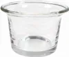 Teelichtglas D6,2xH4,5cm Windlicht Glas Teelichthalter Produktbild-Vorschau 1