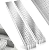 Two silver ramps with a textured surface are shown against a white background, with a partial view of concrete stairs in the lower left corner. Náhled obrázku produktu
