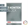Brunnen Briefpapierblock T-Konten-Block A4 25Bl, A4, Produktbild-Vorschau 6