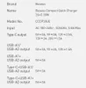 Baseus Kompaktes Schnellladegerät 2x USB / USB Typ C 30W 3A Produktbild-Vorschau 20