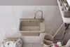 Granitan - Lavello in granito - Lavello da cucina - Beige - Anteprima dell’immagine prodotto 6