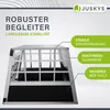 Juskys Alu Hunde-Transportbox M - 69×54×50 cm – Auto Produktbild-Vorschau 4