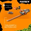 Tagliasiepi a batteria 20V FUXTEC FX-E1HS20 - kit incl. Anteprima dell’immagine prodotto 2