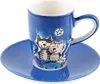 Mila Keramik Espresso-Tasse mit Untere NachtKatzen Produktbild-Vorschau 1