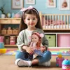 Malplay Mädchenpuppe Langes Rote Haar Rock 36cm bewegliche Produktbild-Vorschau 12