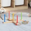 vidaXL Ringwurfspielset Mehrfarbig 41 x 41 x 16 cm Produktbild-Vorschau 2