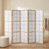 Houten roomdivider met 5 panelen, Japans type Shoji, Productafbeelding-voorbeeld 11