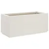 vidaXL Fioriera bianca 80x36x35 cm PP Anteprima dell’immagine prodotto 1