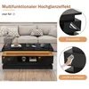 Merax anhebbarer Couchtisch mit 2 Schublade, Produktbild-Vorschau 4