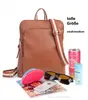 Leder Rucksack Handtasche klein Vario Gurt Geheimfach Produktbild-Vorschau 7
