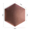 Muralo pannello tappezzeria HEXAGON cuscino da parete Anteprima dell’immagine prodotto 4