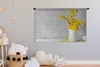 MuchoWow® Wandteppich Wandbehang Blumen - Gelb - Stilleben Produktbild-Vorschau 4