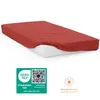 Biber Spannbetttuch, Feinbiber Spannbettlaken, 120 x 200 Produktbild-Vorschau 4