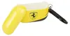 A yellow and white Ferrari branded AirPods 3 case with a black carabiner clip. Náhľad obrázku produktu