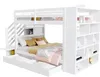 Letto a castello Sweiko 90x200 cm, scala di sicurezza con Anteprima dell’immagine prodotto 11